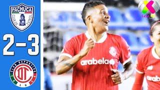 Pachuca vs Toluca 2-3 Resumen Y Goles COMPLETO  Liga MX 2025 Jornada 12