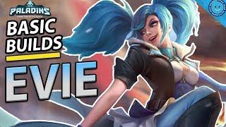 Basic Builds! Reprieve Evie Full Health Resets! Evie Gameplay and Build! (Paladins)