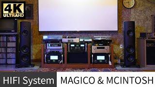 제주고객님 다락방전용 시스템,  매지코, 매킨토시 시스템 MAGICO M2, MCINTOSH C2700, MC611, LUMIN T2, Ortofon(오토폰) Century TT