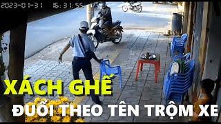 QUÊN RÚT CHÌA KHÓA XE, CHỦ XE XÁCH GHẾ ĐUỔI THEO TÊN TRỘM LẤY TRỘM XE MÌNH | Tổng Hợp Video Trộm Xe