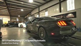 2015 Ford Mustang GT Auto Transmission Baseline Chassis Dyno Testing