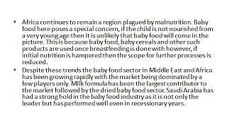 Baby Nutrition Insights Market Research Report, Forecast, Leading Players, Growth : Ken Research