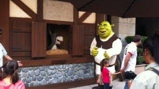 Shrek and Donkey Meet and Greet at Universal Orlando re-opens