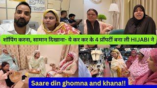 शॉपिंग करना, सामान दिखाना- ये कर कर के 4 प्रॉपर्टी बना ली HIJABI ने #sabakajahan #shoaibibrahim