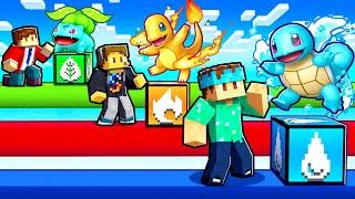 ELEMENTAL Pixelmon LUCKY BLOCK RACE in Minecraft PIXELMON!