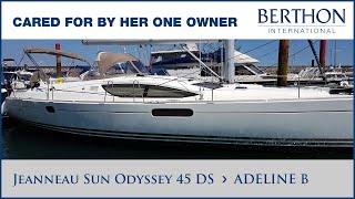 [OFF MARKET] Jeanneau Sun Odyssey 45 DS (ADELINE B) - Yacht for Sale - Berthon International