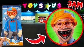 DO NOT BUY BLIPPI TOYS FROM THE TOY STORE AT 3AM!! *CURSED BLIPPI TOYS* (EVIL BLIPPI IN REAL LIFE)