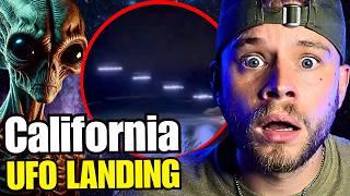 INSANE! Viral Footage Shows UFO Landing In California?!