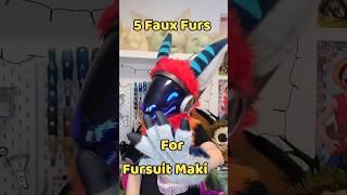 5 Faux Furs For Fursuit Making #fursuitmaker #fursuit #costume