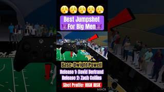 #1 Best Custom Jumpshot For Centers in Nba 2k25 (🟢Never Miss Again🟢)