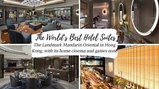 The World's Best Hotel Suites: The Landmark Mandarin Oriental Hong Kong's Entertainment Suite