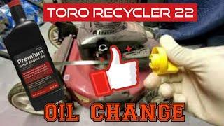 How Do I || Toro Recycler 22 Lawnmower ||#oilchange || #torolawnmower || #djmostyles