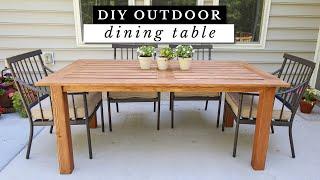 Easy DIY Outdoor Table - Budget Friendly and Beautiful!