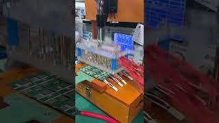 This is the bms of power tools, undergoing manual testing #custombms #factory #machine