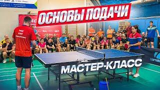 STRATEGY and TACTICS of serving in table tennis!