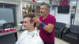 THIS TIME HAIR CUT !THE VIDEO LIKE SLEEP THERAPY! RELAX WITH MUNUR ONKAN