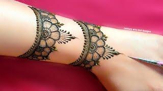 Stylish back hand mehndi design | Back hand mehndi | simple mehndi design | mehndi design | mehndi.