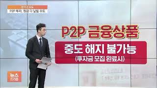 [앵커리포트] P2P 투자, 자칫하면 원금 다 날려…중도 해지도 안 된다