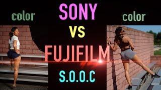 Sony vs FujiFilm SOOC Color + WB *2017