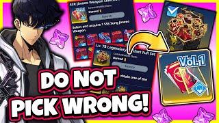 DO NOT PICK WRONG! BEST WEAPONS & ARTIFACTS TO CHOOSE! NEW STRATEGY?! [Solo Leveling: Arise]