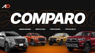 Nissan Navara vs Isuzu D-MAX vs Ford Ranger vs Toyota Hilux - Pickup Truck Comparo