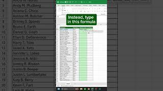 How to use the MID function in 24 seconds‼️ #excel