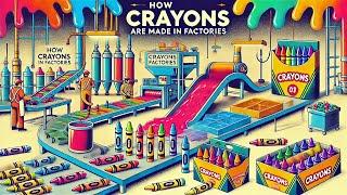 How CRAYONS are MADE in FACTORIES