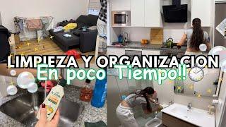 🫧LIMPIEZA Y ORGANIZACIÓN DE CASA CON POCO TIEMPO ⏱️ #motivacionparalimpiar