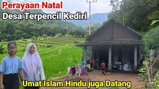 Suasana Hari Natal di Desa Terpencil  Gunung Wilis Kediri