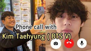 Phone call with BTS V ( Kim Taehyung) full conversation