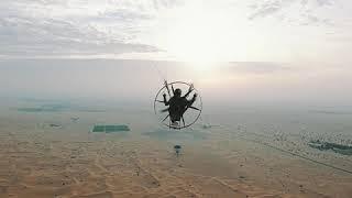 Paramotor on Dubai desert  ........AxA