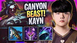 CANYON IS A BEAST WITH KAYN! - GEN Canyon Plays Kayn JUNGLE vs Shyvana! | Season 2024