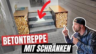 Treppe SELBER bauen ⎜Blockstufen mal anders setzten 