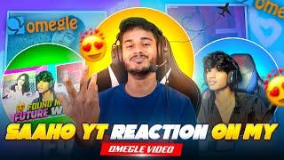 Saaho YT Reactionon Dhanush FF Gamer Omegle Video @saahoyt1593 in Telugu #dfg #saahoyt