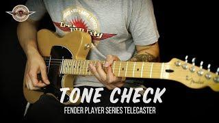 TONE CHECK: Fender Player Series Telecaster Demo | No Talking