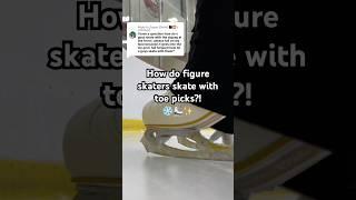 Why do ice skates have toe picks on them?!️️#figureskating #shortvideo #iceskating #shorts