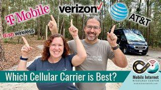 Which Cellular Carrier is BEST for RV Internet? Verizon, T-Mobile, AT&T and Dish Compared