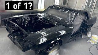 Our 1967 Ford Mustang Gets A Insane Custom Paint Job!! Wild Metallic Flakes!!