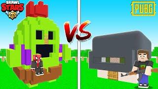 BRAWL STARS EV VS PUBG EV!  - Minecraft