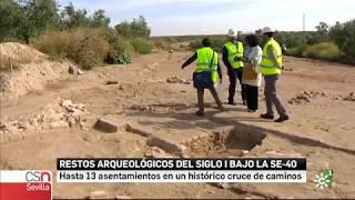 Valioso yacimiento arqueológico bajo la SE-40