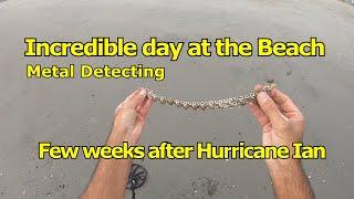 Incredible day at the Beach Metal Detecting