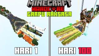 100 Hari di Minecraft Hardcore Garpu Raksasa