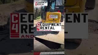 Rent a mini excavator from C4 Rentals