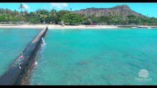 Waikiki Beach 4K Drone Footage [Hawaii Drone Imaging]