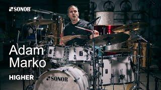 SONOR Artist Family: Adam Marko performs HIGHER (Kaltenecker-Marko) on all-new SQ1 Satin Pure White