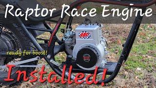 Fully Built Briggs Raptor Race Engine Install and Ride!