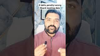 ROC imposed 4 lakhs penalty for non compliance #csvikashverma  #companysecretary