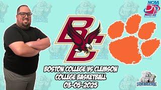 Boston College vs Clemson 3/5/25 Free College Basketball Picks and Predictions | NCAAB Pick