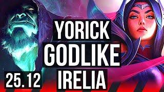 YORICK vs IRELIA (TOP) | 10/2/8, Godlike | KR Master | 25.12