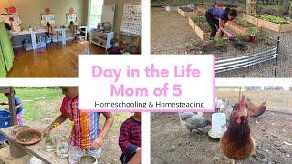 Day in the Life Homeschool Mom of 5: Spring 2021